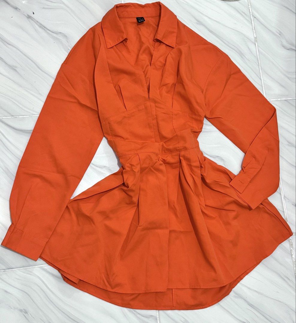 Polo longsleeves backless dress (Category: Dresses) located in Bulacan. Submitted by archivesbyjanine (Listing ID 1466039486, Image 1). Description: Unused.