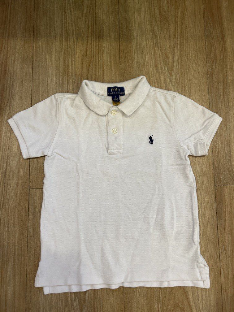 Polo Ralph shirt white size 5 (Category: Babies & Kids Fashion) located in Tuguegarao City. Submitted by shopkandpiascloset (Listing ID 1465961067, Image 1). Description: Best fits from 3yo to 5yo.