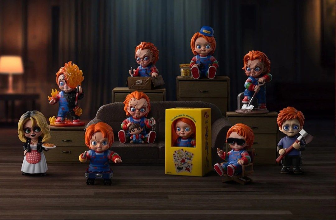 Pop Mart Chucky (Category: Designer & Blind Box Toys) located in Guiguinto. Submitted by kitto.katto (Listing ID 1466141891, Image 1). Description: Confirmed set.