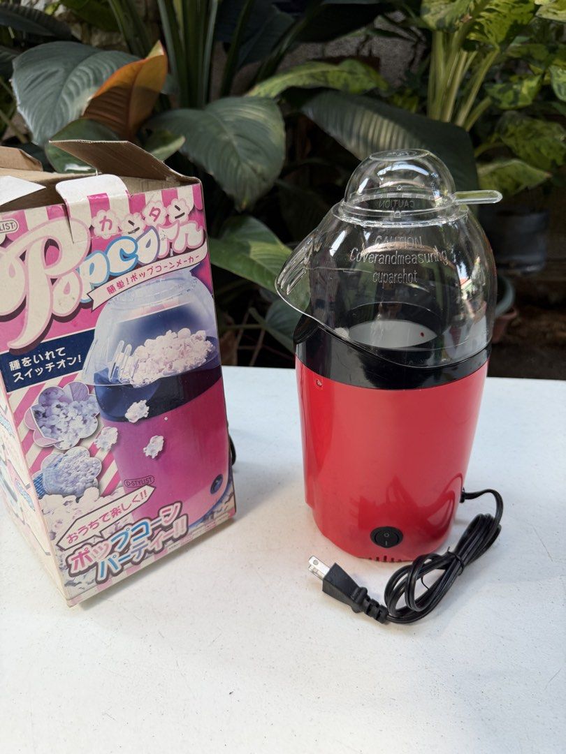 Popcorn maker 110V (Category: Cookware & Accessories) located in Davao. Submitted by parteawares2 (Listing ID 1466042988, Image 2). Description: One piece popcorn maker 110V made in USA you need a transformer for this .