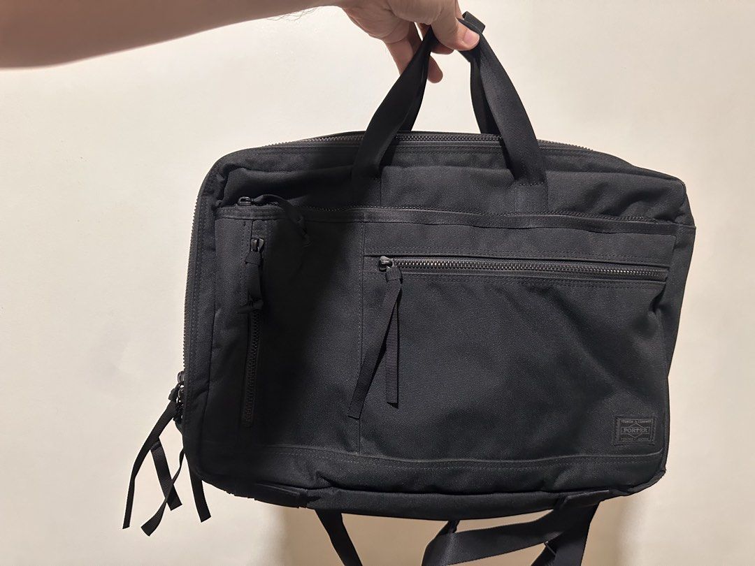Porter Black Backpack or Sling (Category: Backpacks) located in Makati City. Submitted by coachjohndizon (Listing ID 1466105569, Image 1). Description: Multifunctional Porter bag from Japan. Slightly used..