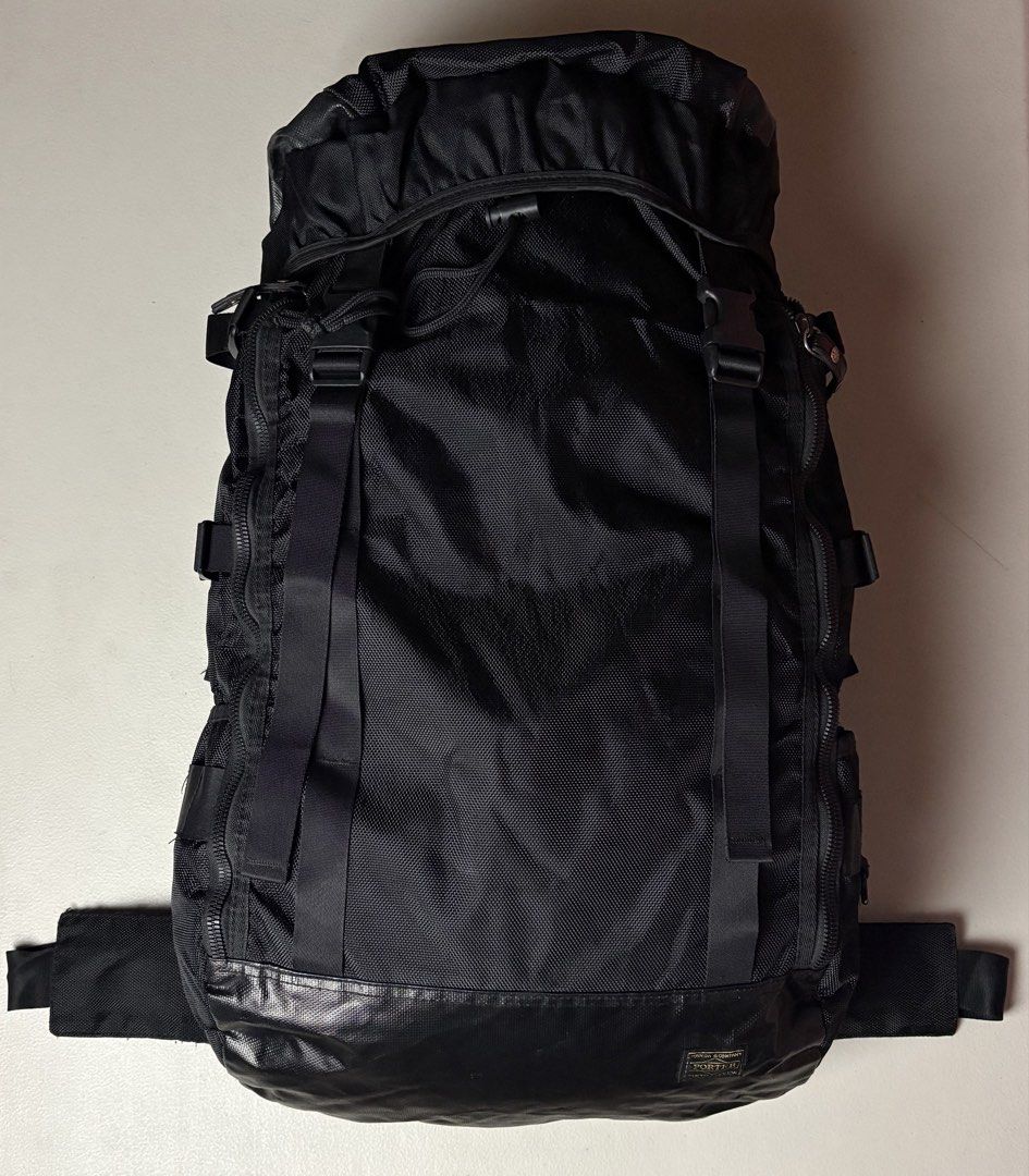 Porter Tokyo Yoshida Black Rucksack Backpack (Category: Backpacks) located in Manila. Submitted by hippiesph (Listing ID 1466116708, Image 1). Description: Porter Tokyo Yoshida Black Rucksack Backpack Still in great condition Check all details posted measurements Width: 32 cm (12.59 in) Height: 55 cm (21.65 in) Strap: 36 cm (14.17 in) Depth: 10 cm (3.93 in) Handle: 6 cm (2.36 in).