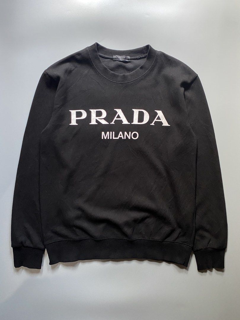 PRADA MILANO (Category: Luxury Apparel) located in Angeles City. Submitted by rachelzane (Listing ID 1466021132, Image 1). Description: Excellent Condition SIZE: M on tag ISSUE: none DIMENSION: WIDTH : 21 inches LENGTH: 27 inches SLEEVE LENGTH: 24 inches NOTE: • Color may vary due to lightning • Check measurements written in the description • Ask any questions before sending offers • Offers are welcome only when you are ready and sure about the d