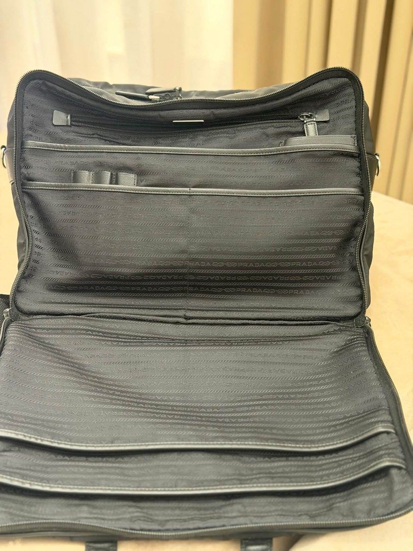 Prada Tessuto Nylon Laptop Bag (Category: Luxury Bags & Wallets) located in Manila. Submitted by ianreys (Listing ID 1466109593, Image 3). Description: Prada Tessuto Nylon Laptop Bag 💯% Authentic W/ long strap .