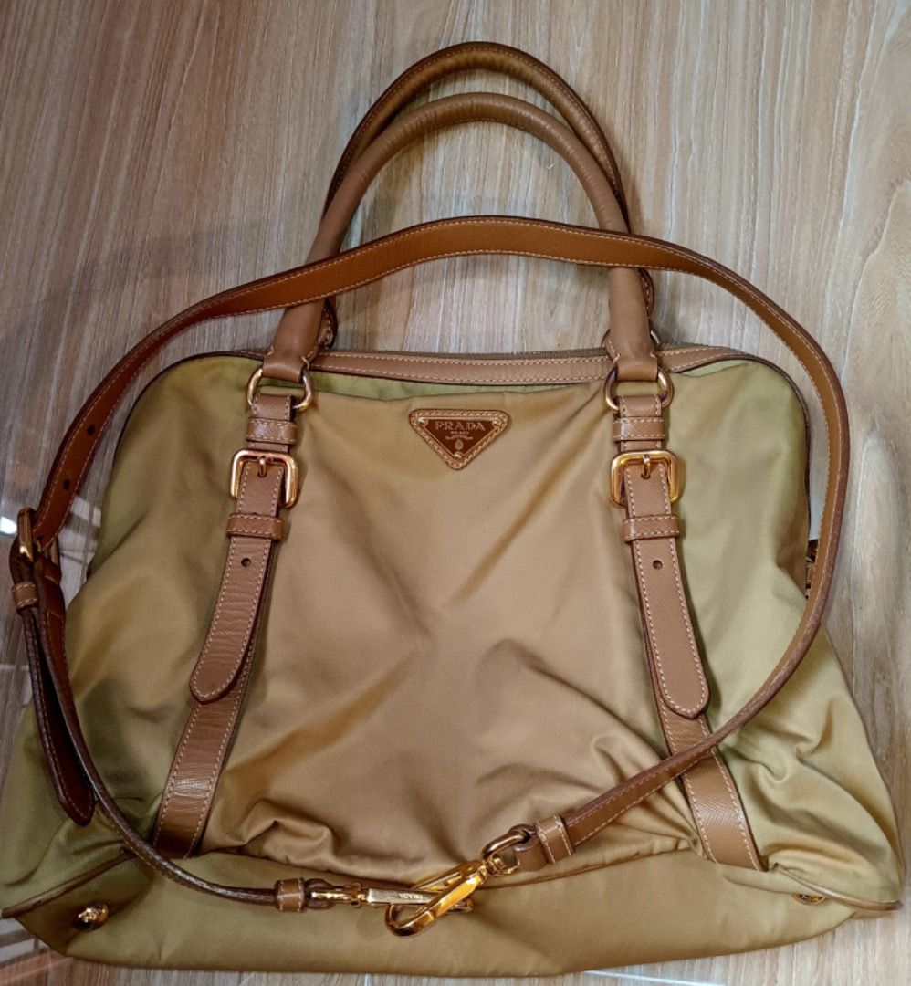 Prada Tessuto Shoulder Bag (Original) (Category: Shoulder Bags) located in Valenzuela. Submitted by clickandshoppreloved (Listing ID 1465700743, Image 2). Description: Prada Tessuto Shoulder Bag Original with guaranteed card Pm po.