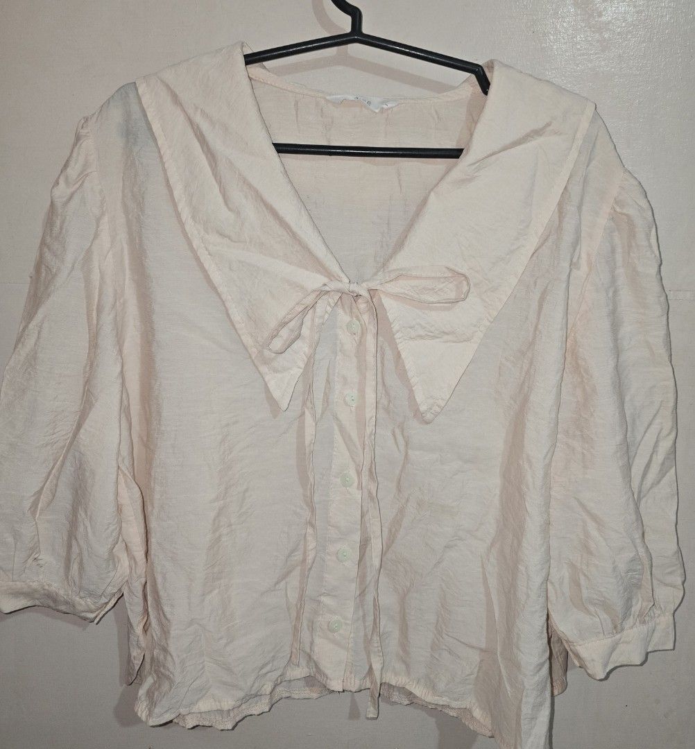 PRELOVED TOPS (Category: Blouses) located in Cebu City. Submitted by corerain (Listing ID 1466021157, Image 1). Description: 📌 ₱80 each for the other tops 📌 Blue top: ₱50 due to missing button MOP: Gcash .