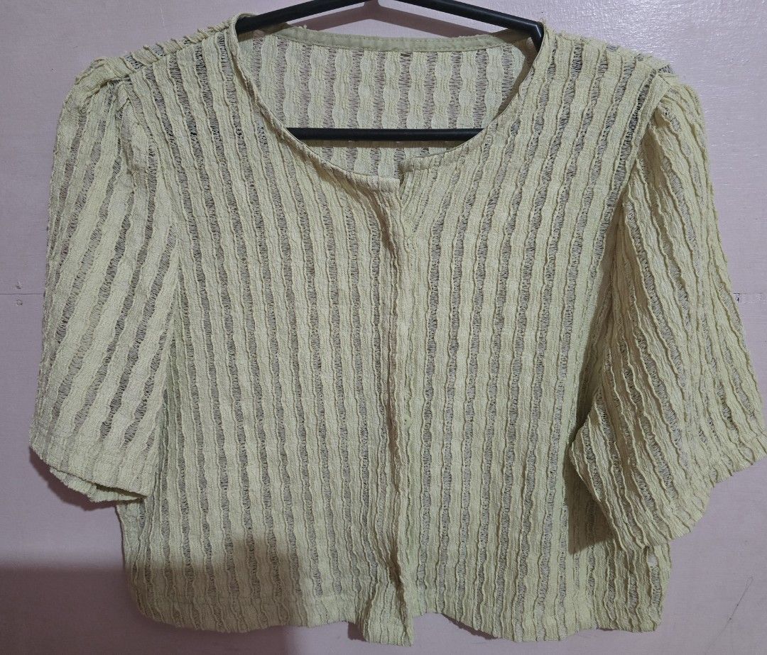 PRELOVED TOPS (Category: Blouses) located in Cebu City. Submitted by corerain (Listing ID 1466021157, Image 2). Description: 📌 ₱80 each for the other tops 📌 Blue top: ₱50 due to missing button MOP: Gcash .