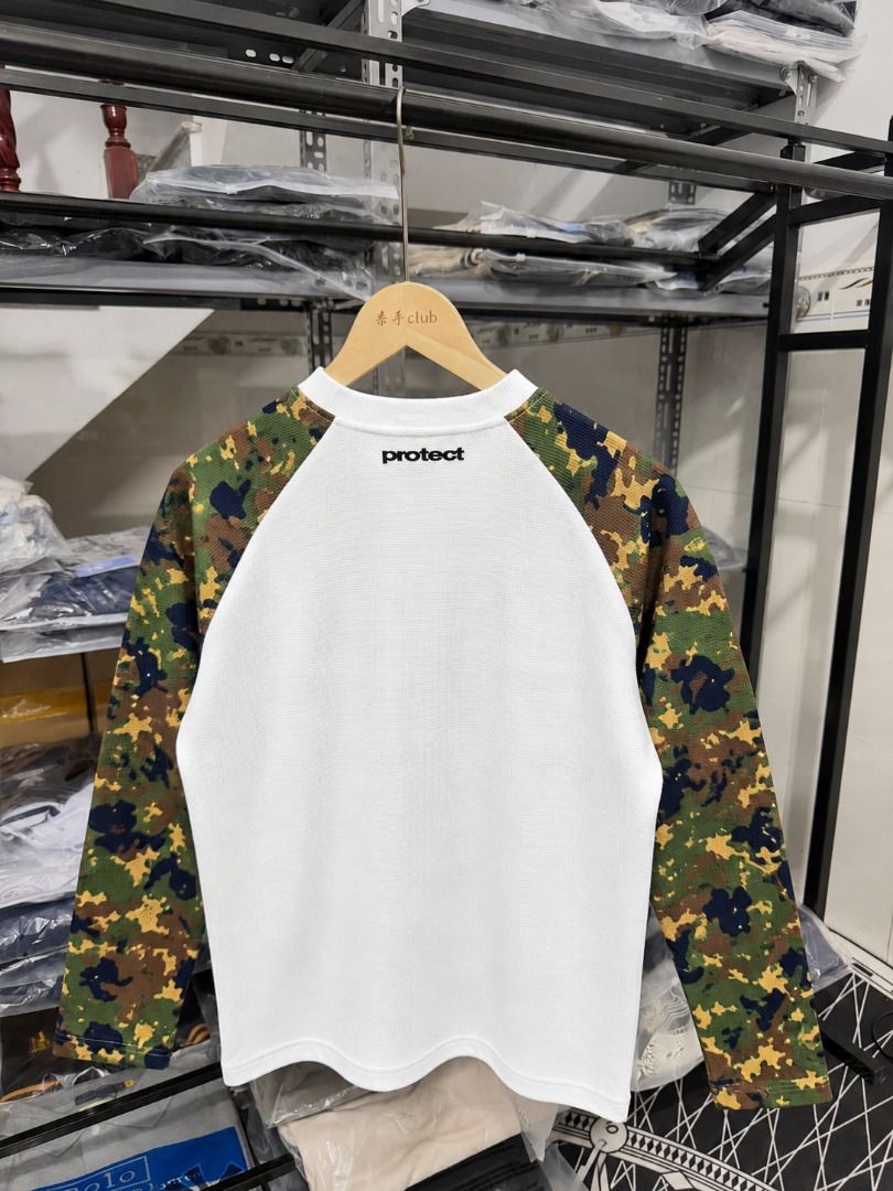 Protect Camou Waffle Longsleeve (Category: Activewear) located in San Fernando. Submitted by fynder (Listing ID 1466071913, Image 3). Description: Protect Camou Waffle Longsleeve Auth with Tags Limited Sizes : S - XL 💬 DM for more Photos or Size Chart 📦 Fast processing (Air cargo freight) 💬 More drops daily on IG: @fynder1 🔒 Buyer protection through Carousell — shop with confidence .