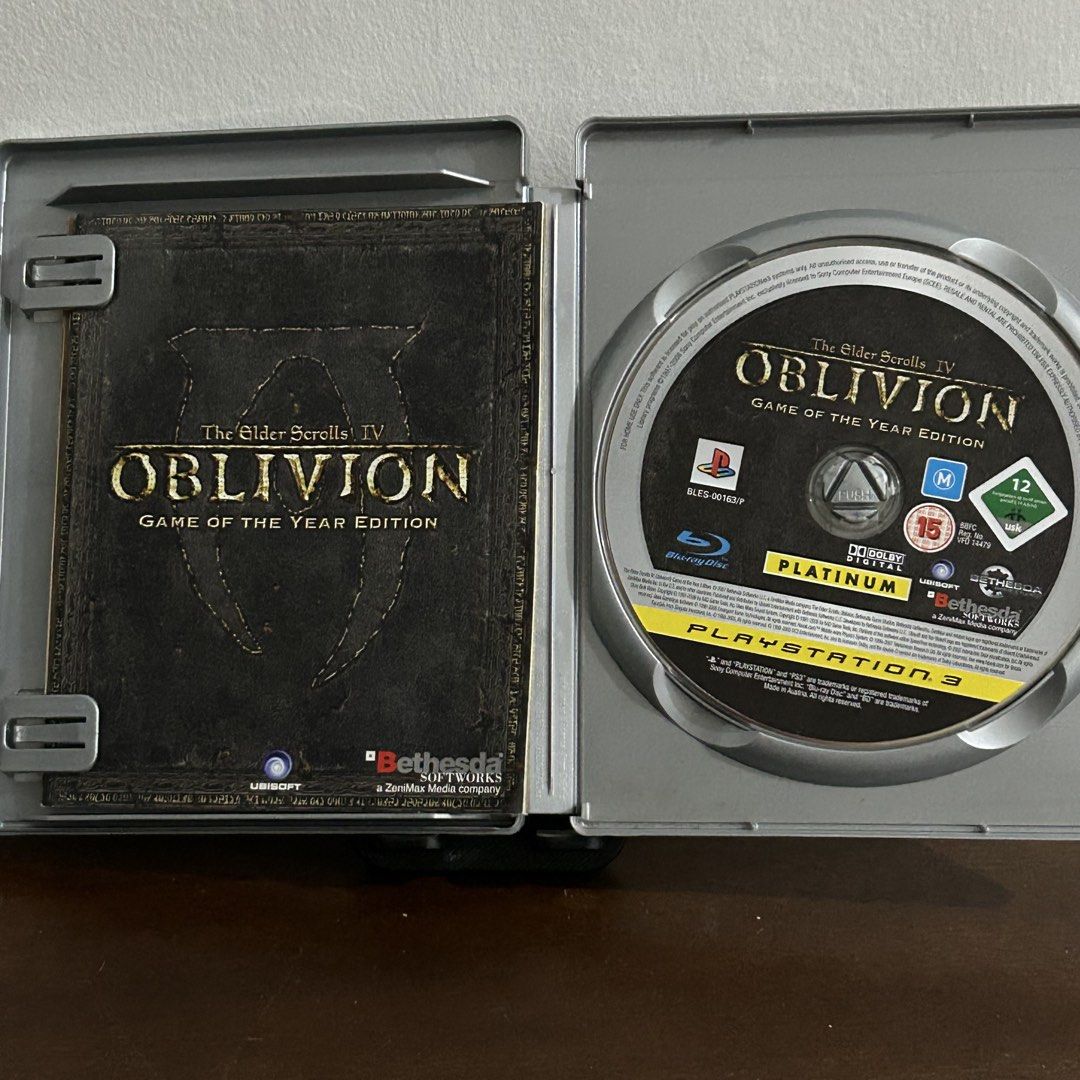 PS3: Elder Scrolls 4 Oblivion (Category: PlayStation) located in Quezon City. Submitted by argamenest (Listing ID 1466146114, Image 3). Description: Item tested and working with manual (can provide additional pics and vids for sure buyers only) 📍 Fairview QC.