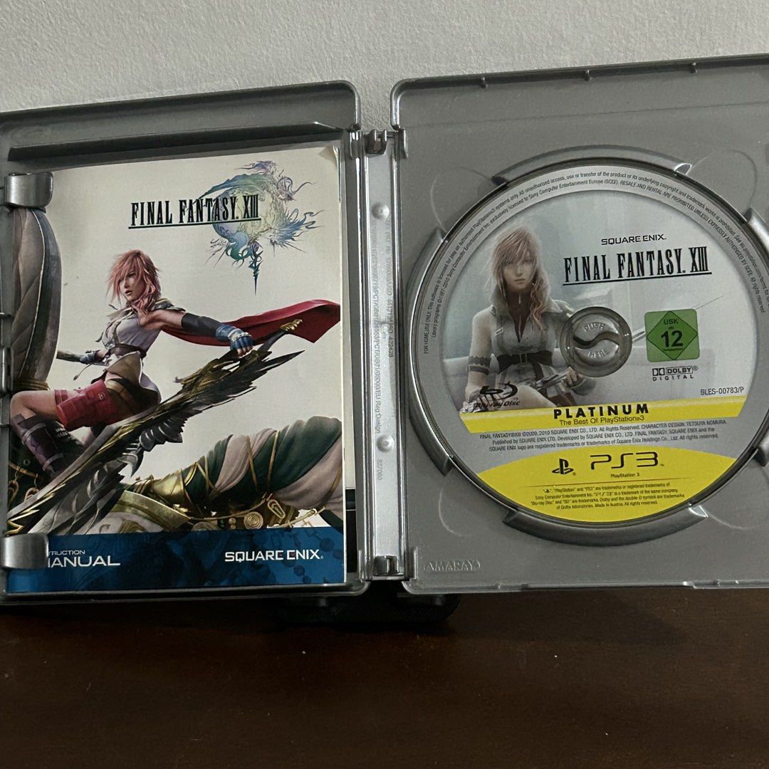 PS3: Final Fantasy 13 (Category: PlayStation) located in Quezon City. Submitted by argamenest (Listing ID 1466145747, Image 3). Description: Item tested and working with manual (can provide additional pics and vids for sure buyers only) 📍 Fairview QC.