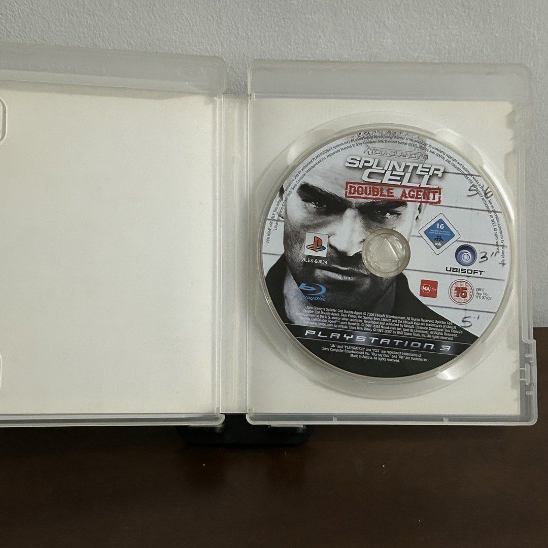 PS3: Tom Clancys Splinter Cell Double Agent (Category: PlayStation) located in Quezon City. Submitted by argamenest (Listing ID 1466146040, Image 3). Description: Item tested and working with manual (can provide additional pics and vids for sure buyers only) 📍 Fairview QC.