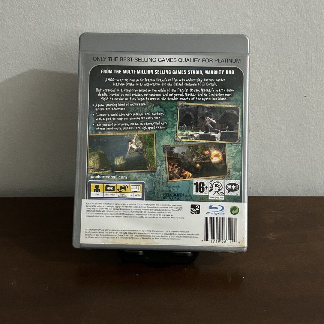 PS3: Uncharted Drakes Fortune (Category: PlayStation) located in Quezon City. Submitted by argamenest (Listing ID 1466145947, Image 2). Description: Item tested and working with manual (can provide additional pics and vids for sure buyers only) 📍 Fairview QC.