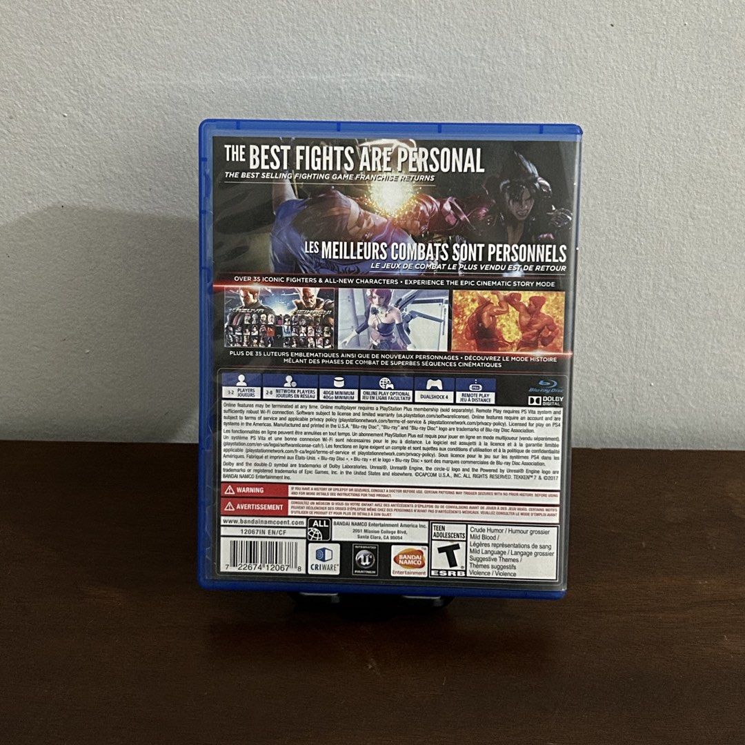 PS4: Tekken 7 (Category: PlayStation) located in Quezon City. Submitted by argamenest (Listing ID 1466147979, Image 2). Description: Item tested and working (can provide additional pics and vids for sure buyers only) 📍 Fairview QC.