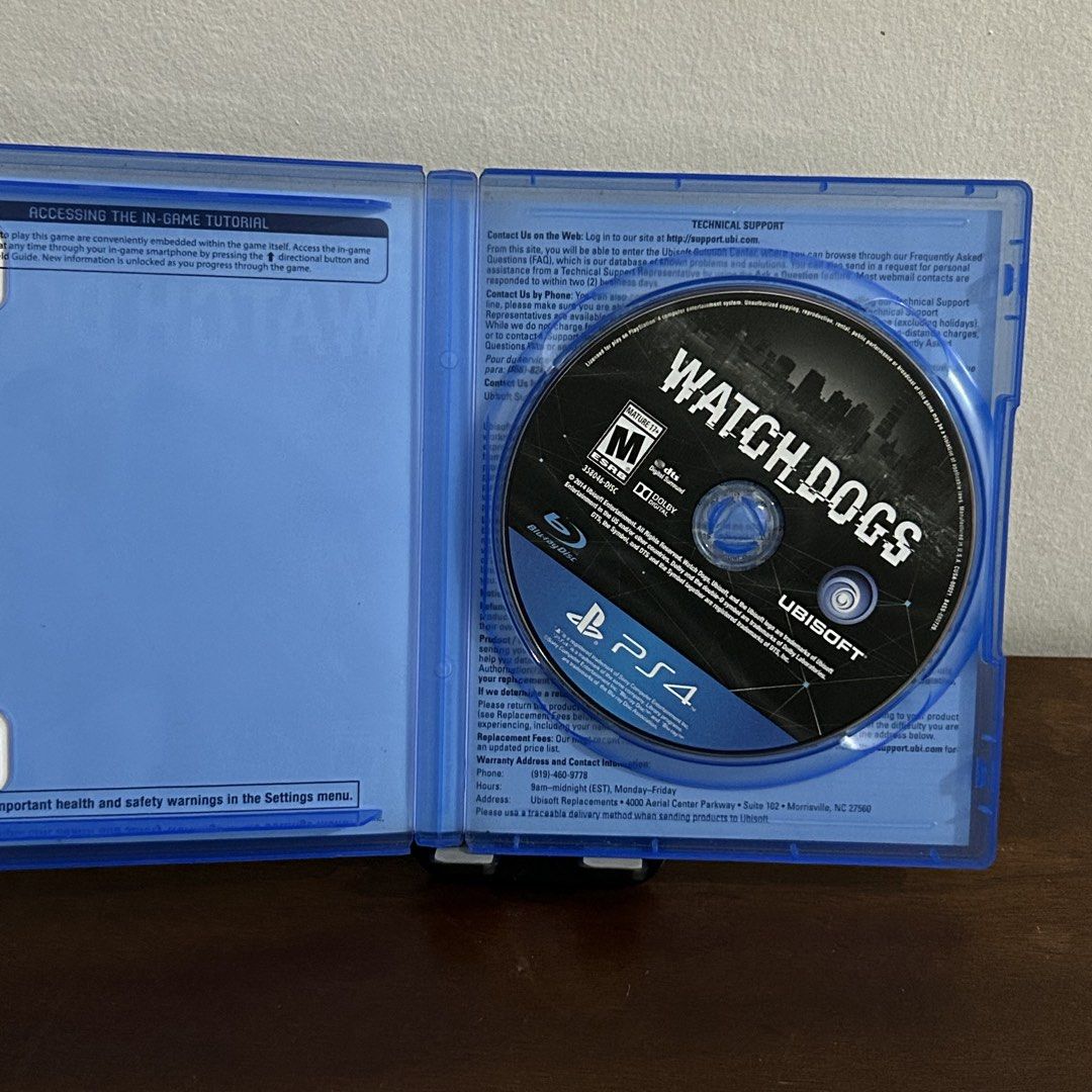 PS4: Watch Dogs (Category: PlayStation) located in Quezon City. Submitted by argamenest (Listing ID 1466150439, Image 3). Description: item tested and working 📍 Fairview QC.