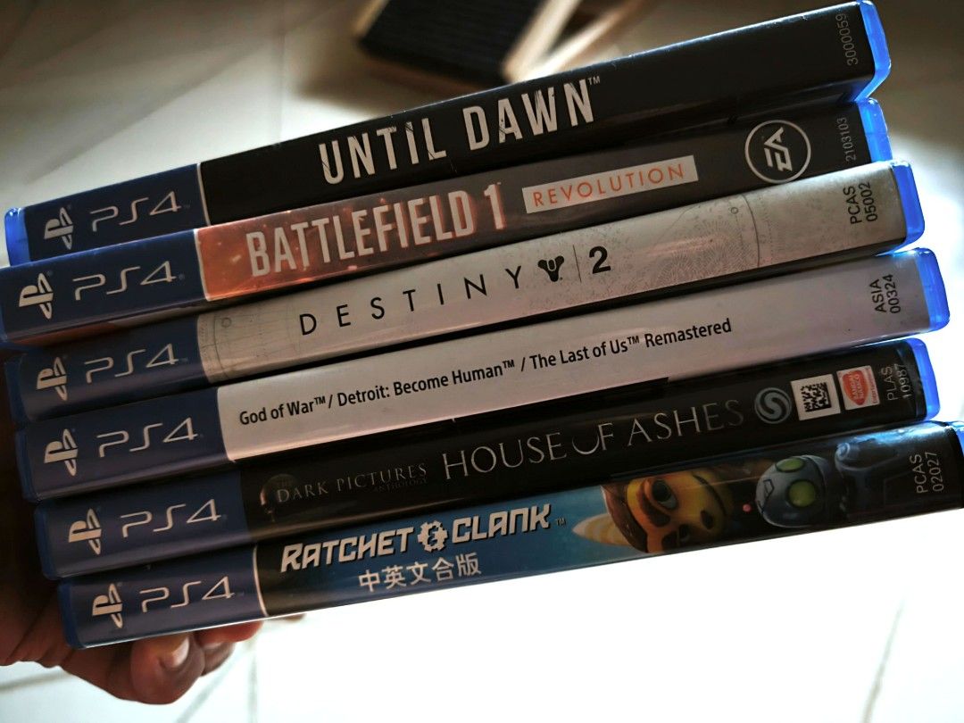 PS 4 games (Category: PlayStation) located in Tagaytay City. Submitted by euniquefinds (Listing ID 1466023574, Image 1). Description: If you take 2, get 100 off If you take 3 get 200 off.