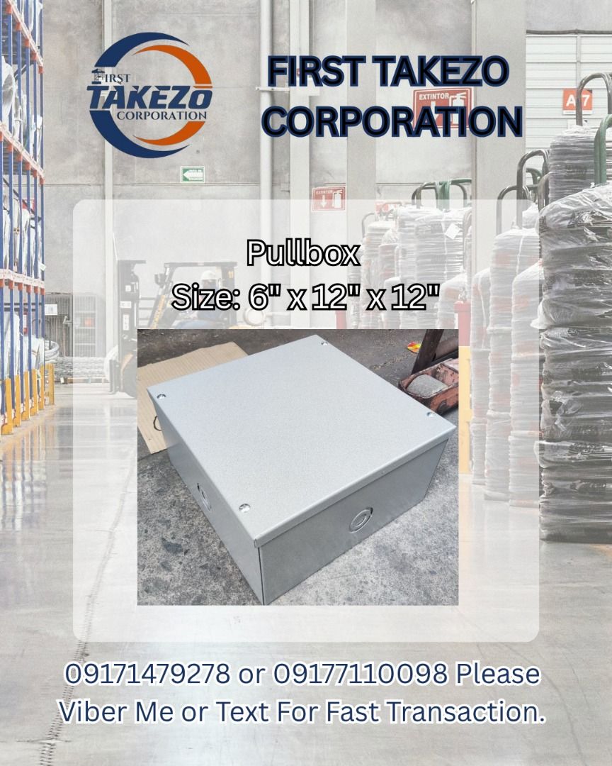 Pullbox Size: 6" x 12" X 12" (Category: Everything Else Others) located in Manila. Submitted by joeyroque09 (Listing ID 1466034335, Image 1). Description: Pullbox Size: 6" x 12" X 12".