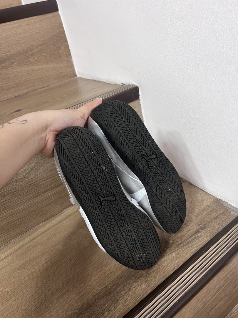 Puma Speedcat Ballet (Category: Sneakers) located in Marilao. Submitted by matcha.00001 (Listing ID 1466034576, Image 3). Description: Metallic Silver Size 23.5 cm Orig Price: 5,200 Selling Price: 4,500 Bought from Puma BGC Isang beses lang nagamit kasi wrong size 🥲.