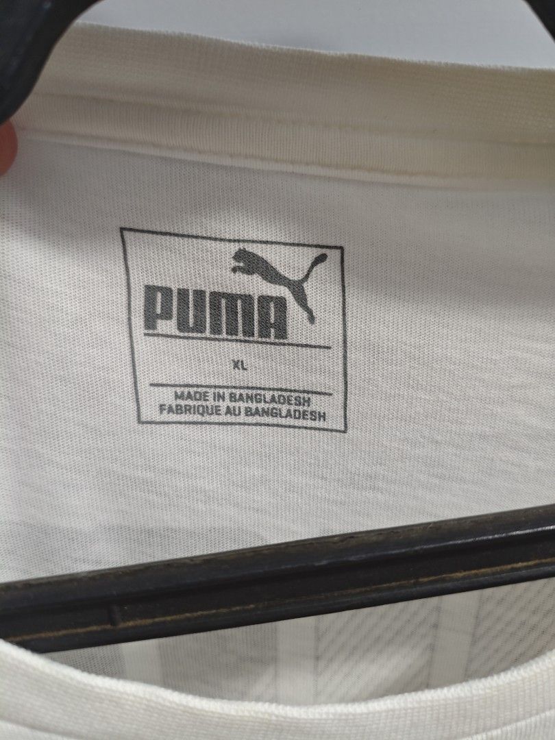 Puma White Classic Men Tshirt (Category: Tshirts & Polo Shirts ) located in Baguio. Submitted by jayjay_apparel01 (Listing ID 1466021599, Image 2). Description: Puma White Classic Men Tshirt Color Rate 9/10 Complete Tags Cotton Tela Machine Washed Size XL Dimes 22 Width 28 Length Price P249.