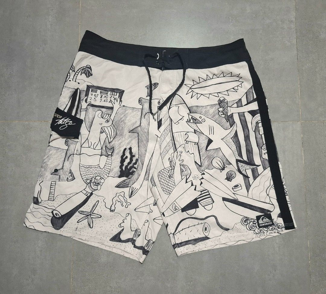 Quiksilver Boardshort Aritz Aranburu (Category: Swim Trunks & Board Shorts) located in Rizal. Submitted by marcothrifts (Listing ID 1466070956, Image 1). Description: Quiksilver Boardshort Aritz Aranburu Waist : 34-36 Length: 20 Hem: 12 Color rate: 9.9/10 Excellent Condition.