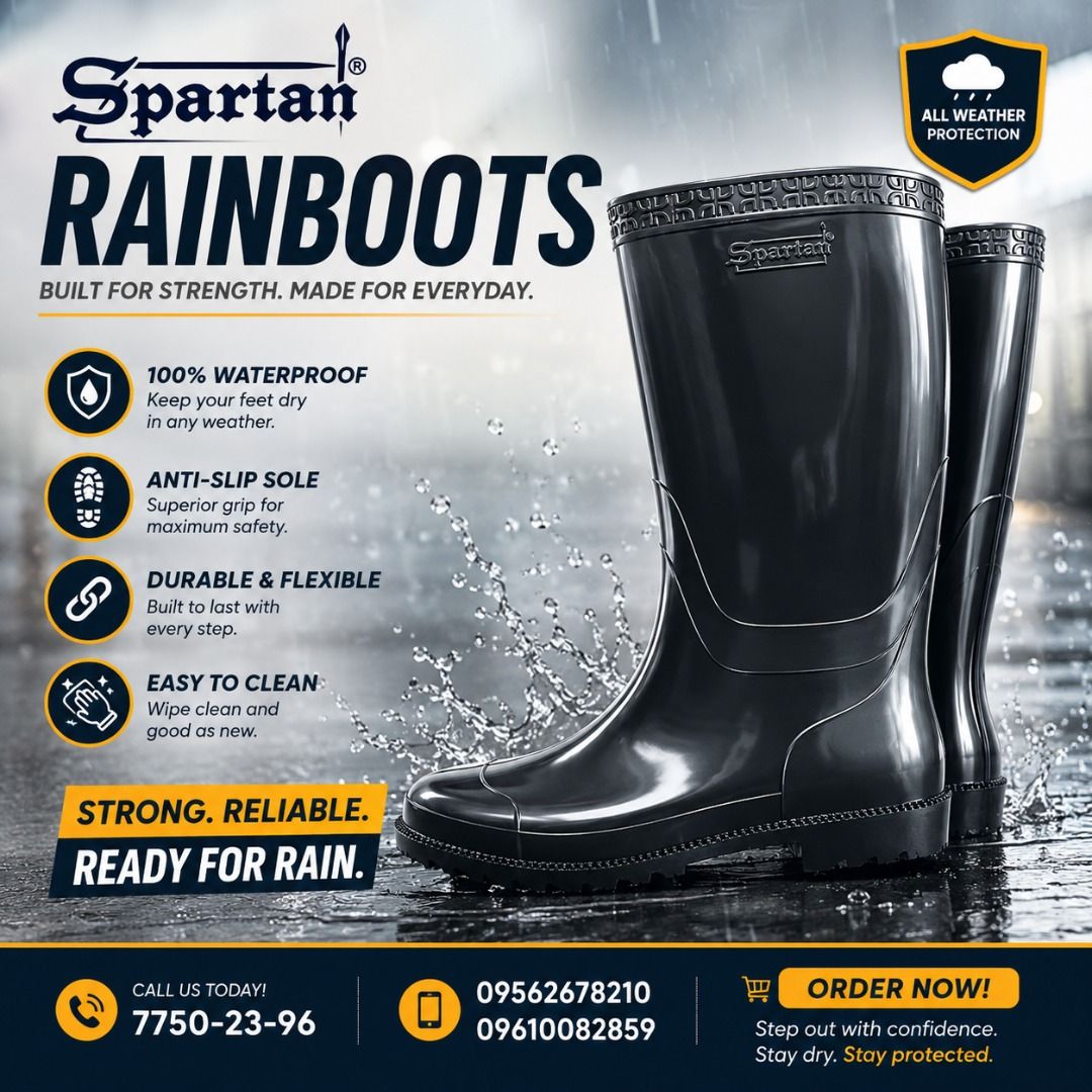 RAIN BOOTS (Category: Looking For) located in Pasig City. Submitted by _mharga811 (Listing ID 1466027089, Image 1). Description: 🌧️🥾 RAIN BOOTS — STAY DRY & READY FOR WORK! Keep your feet dry and protected during rainy and wet conditions with our Quality Rain Boots. Ideal for construction, farming, gardening, warehouses, outdoor work, delivery, and everyday rainy-day use. ✅ Durable & practical design ✅ Helps protect against rain, mud & wet cond