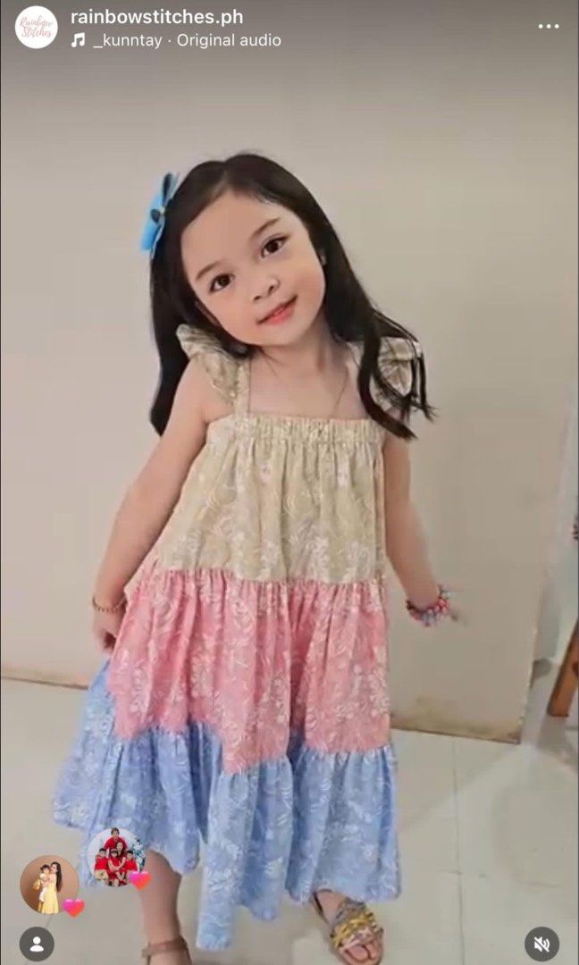 Rainbow stitches size 4 (Category: Babies & Kids Fashion) located in Cabanatuan. Submitted by ldej20 (Listing ID 1466113308, Image 1). Description: size 4 on tag like new.