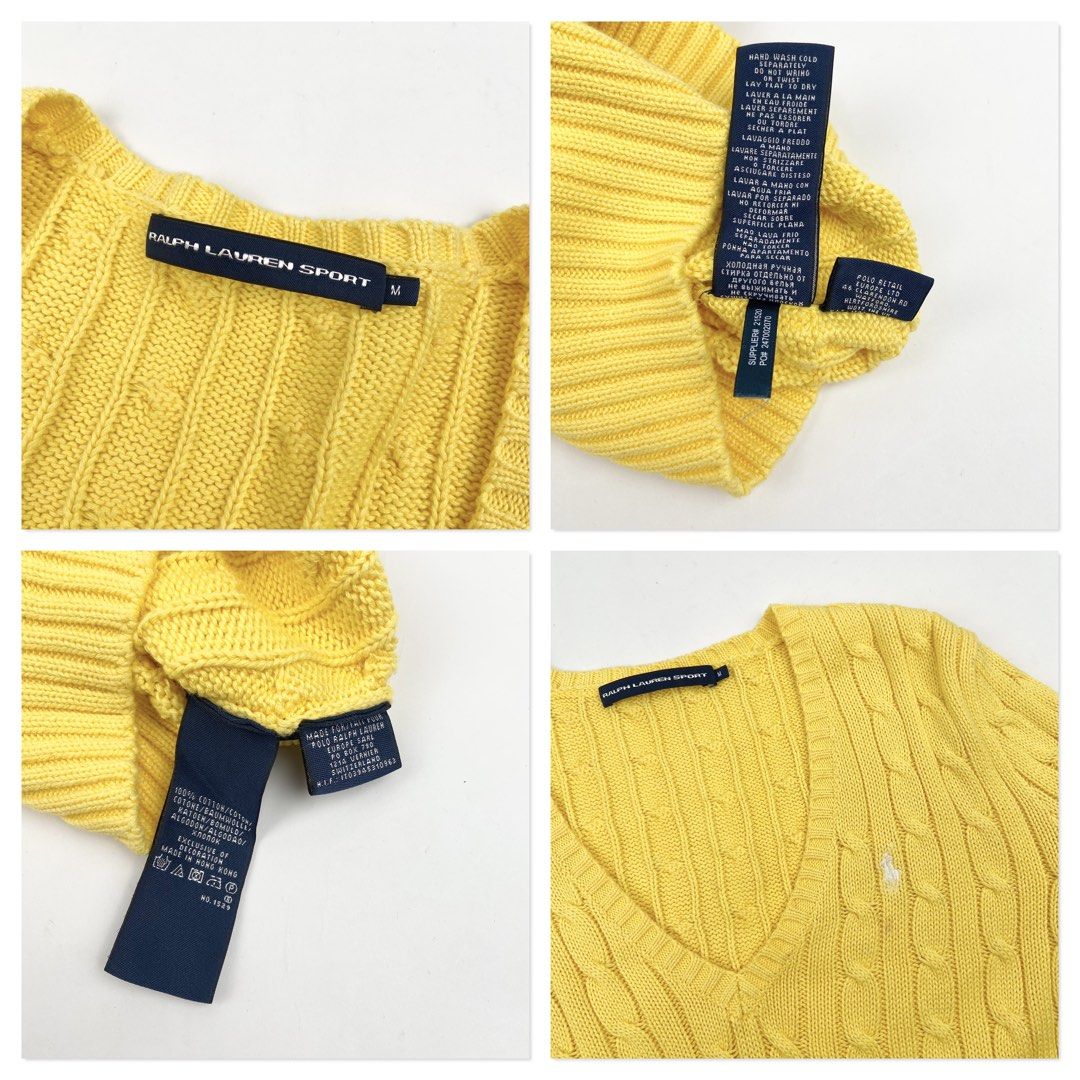 Ralph Lauren (Category: Longsleeves) located in Manila. Submitted by draftdrops (Listing ID 1465969974, Image 2). Description: Cable knit, embroidered side logo and excellent condition Width :17 Length :25 Size :medium (Womens).