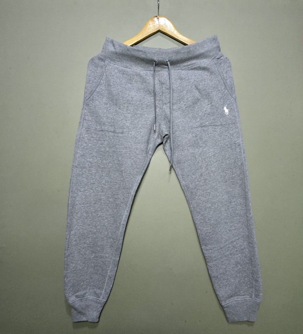 RALPH LAUREN GREY JOGGER PANTS ( WORKING QR ) (Category: Joggers) located in Quezon City. Submitted by somewearinmnl (Listing ID 1466065942, Image 1). Description: RALPH LAUREN GREY JOGGER PANTS ( WORKING QR ) - Size: Small - Dimension: ⬇️ - Waistline: 30 to 32 - Length: 35 - Good As new - Color rate: 9.8/10 - No Issues - Color may vary due to lighting 📸.