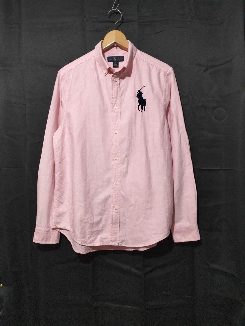 Ralph Lauren Pink Buttondown (Category: Formal Shirts) located in Lapu Lapu. Submitted by kalyengkalat01 (Listing ID 1466046850, Image 1). Description: Ralph Lauren Pink Buttondown For Men — Classic Fit , Oxford Cotton Size : XL 18-20 Youth ( Fit To Medium Adult ) Dimes : 20.5 Width 28 Length Color rate : 9.8 out of 10 —————————— Authentic | Legit 💯 Condition : Like New / Excellent ‼️ ISSUE : Dot Stain ( Seen on Last Pic ) 🚶‍♂️ Washed & Ready t