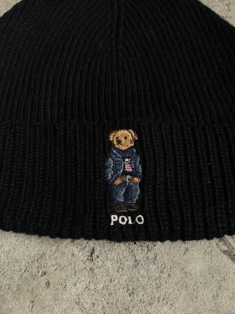 Ralph Lauren Polo Bear Bonnet (Category: Beanies) located in Polomolok. Submitted by michaelorodio9504 (Listing ID 1466155354, Image 2). Description: One size fit all No issue Excellent 9.5/10 Color rate.