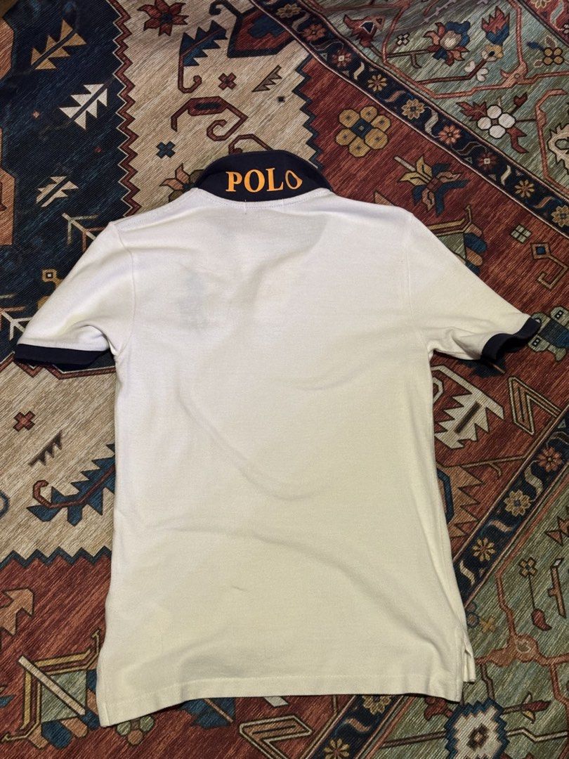 Ralph Lauren Polo LDR “Henry Come on” customize (Category: Shirts) located in Caloocan City. Submitted by worthysupplies-83215 (Listing ID 1466035247, Image 2). Description: white Polo Ralph Lauren style graphic polo shirt featuring a black graphic of Lana Del Rey with script text reading “Come on, Henry”. length:24 inches width: 15.5 inches .