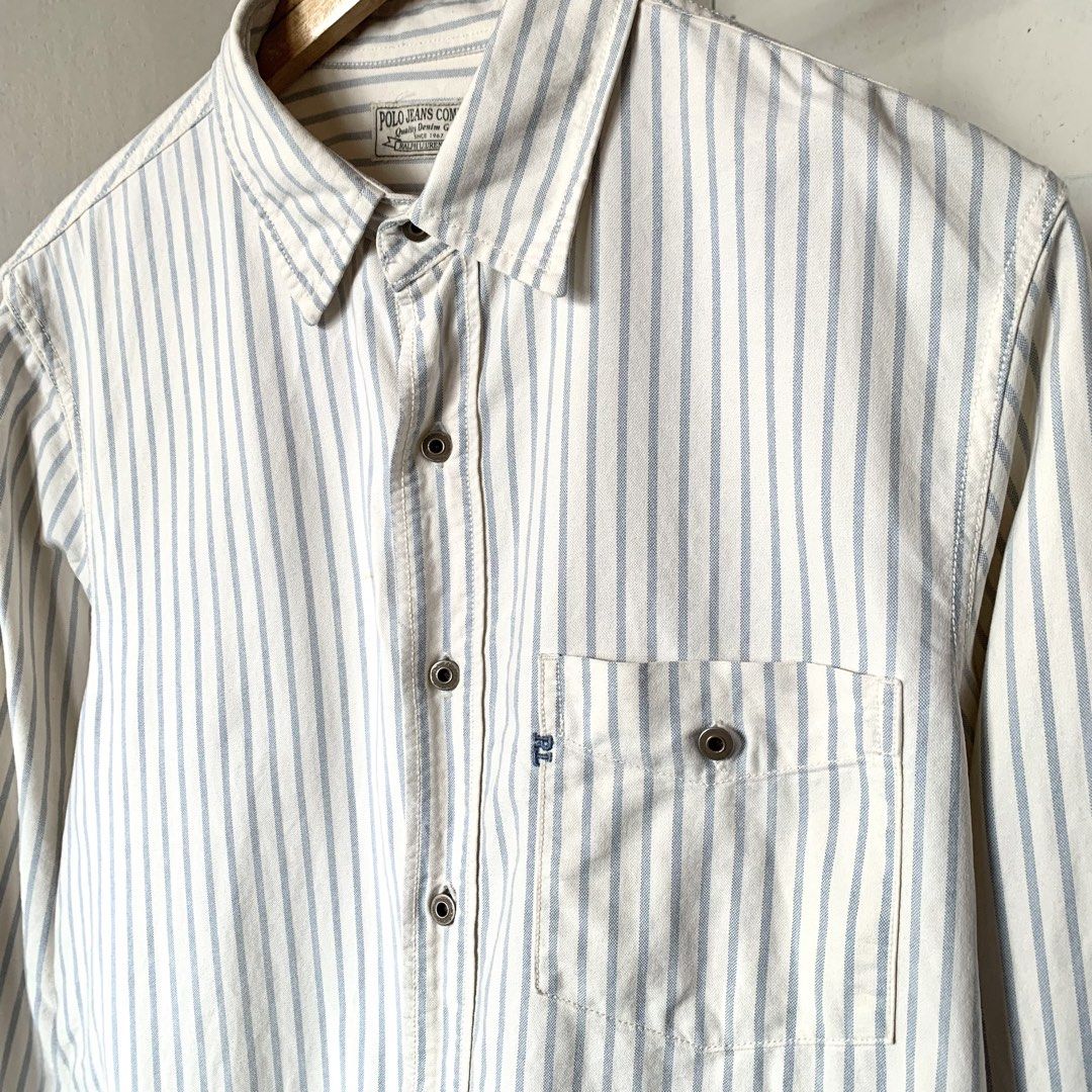 RALPH LAUREN RL OXFORD (Category: Formal Shirts) located in Cebu City. Submitted by thegoodleftovers (Listing ID 1465972241, Image 3). Description: RALPH LAUREN 🏇 Oxfords •Condition: 9.5/10 •Color rate: 9.5/10 •Issue: none •Size: Small to Medium 📍Cream Length 27.5 inches Width 20.5 inches Php + sf 📩 more details Cebu City.