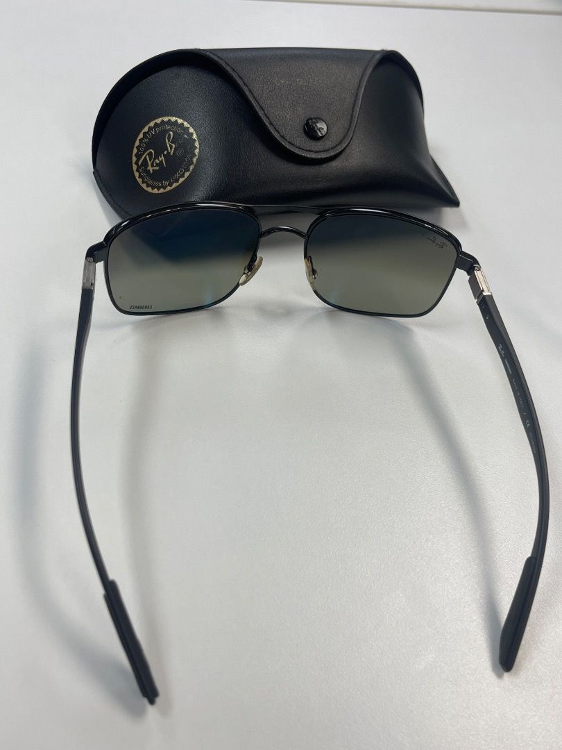 Rayban Chroma Polaroid (Category: Sunglasses & Eyewear) located in Mandaluyong City. Submitted by edmac_clothing (Listing ID 1466018608, Image 3). Description: Original price: 22k. But bought this on sales for 18k last 2022 Ray-Ban Chromance 🕶️ Slightly used Polarized Excellent condition Premium lenses with enhanced clarity and reduced glare *Negotiable*.