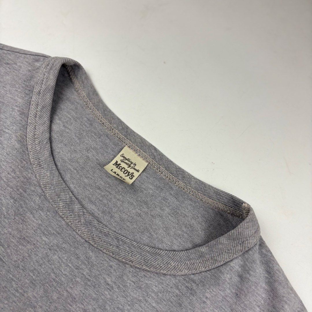 Real McCoy’s Loop Wheeled Tshirt (Category: Tshirts & Polo Shirts ) located in Makati City. Submitted by ragrepository (Listing ID 1465978809, Image 3). Description: Real McCoy’s Loop Wheeled Tshirt Tagged as Large Length- 28” Pit to pit- 21” Sleeves- 8.5” Shoulder-18” Condition- 9/10 Flaw- None .