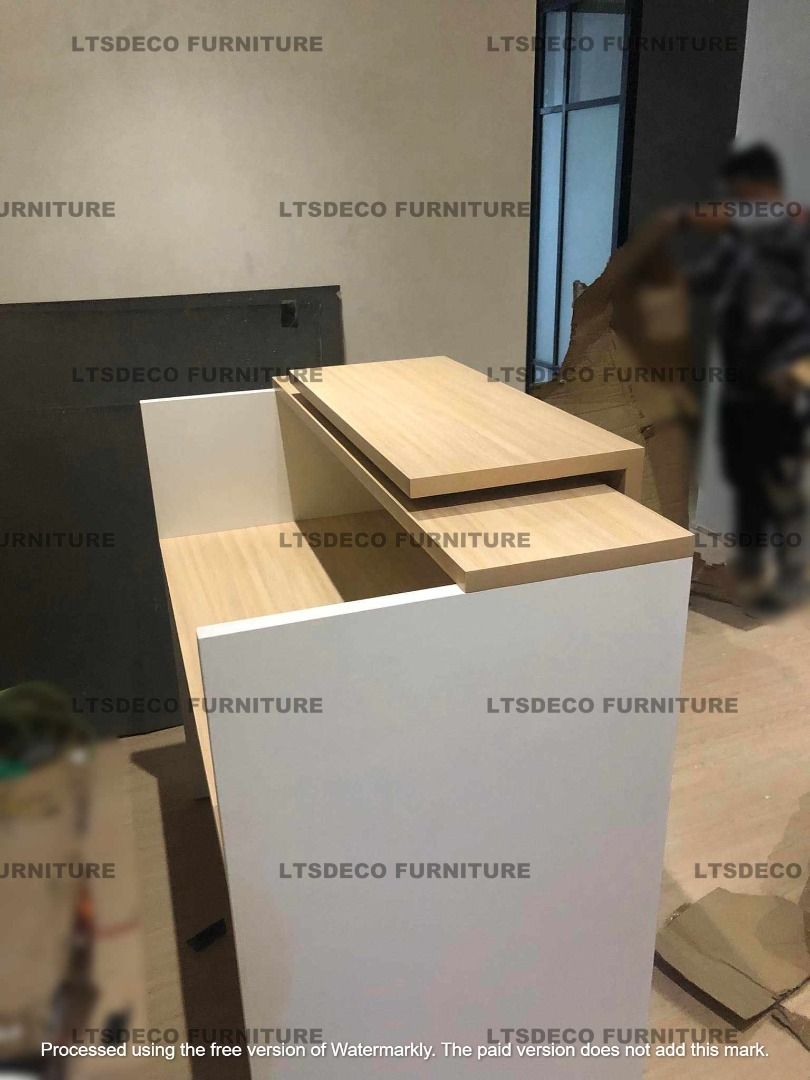 RECEPTION TABLE OFFICE FURNITURE OFFICE PARTITION (Category: Office Furniture & Fixtures) located in Manila. Submitted by julie-a75c (Listing ID 1466038506, Image 3). Description: " PRICE MAY VARY DEPENDING ON SIZE, MATERIAL, AND CUSTOMIZATION. " --PRICE IS POSTING PURPOSES ONLY!! ✅ INQUIRE NOW! Hi! Are you looking for MODULAR WORKSTATION OFFICE PARTITION, ACCORDION WALL AND DOOR PARTITION, TOILET/URINAL PARTITION and OFFICE FURNITURE SUPPLIER? -