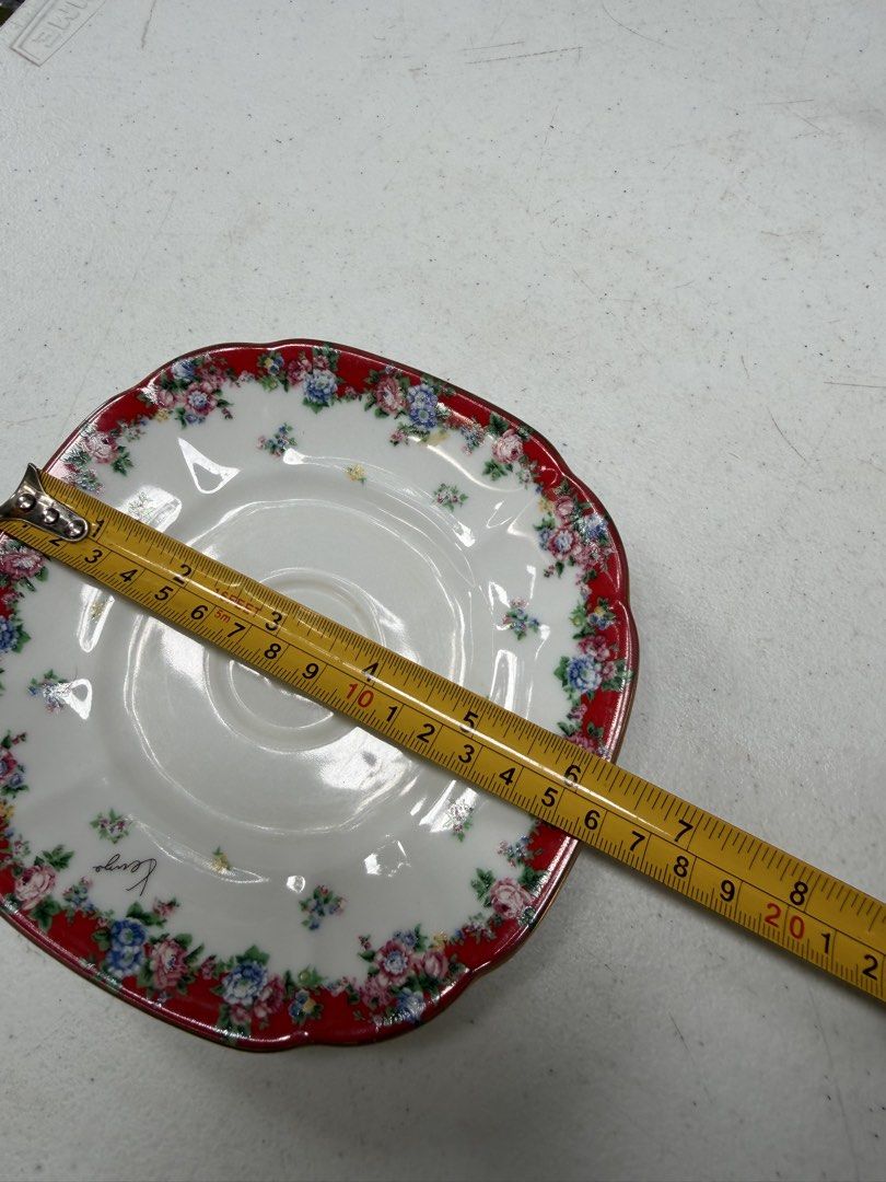 Red kenzo floral saucer (Category: Coffee & Tea Tableware) located in Davao. Submitted by parteawares2 (Listing ID 1466016124, Image 2). Description: Red kenzo floral saucer .