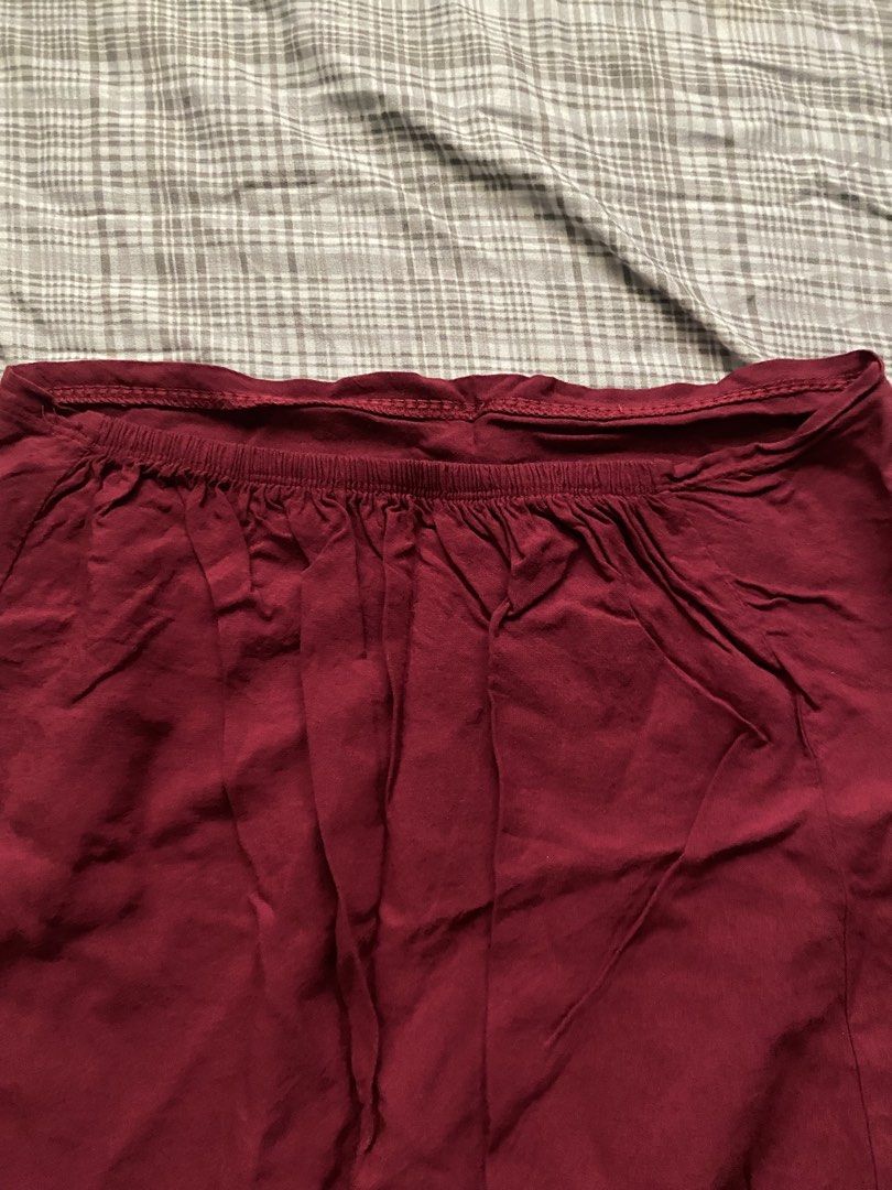 Red tube top (Category: Sleeveless) located in Quezon City. Submitted by lovedbytali (Listing ID 1466127830, Image 2). Description: worn once size s-m garterized .
