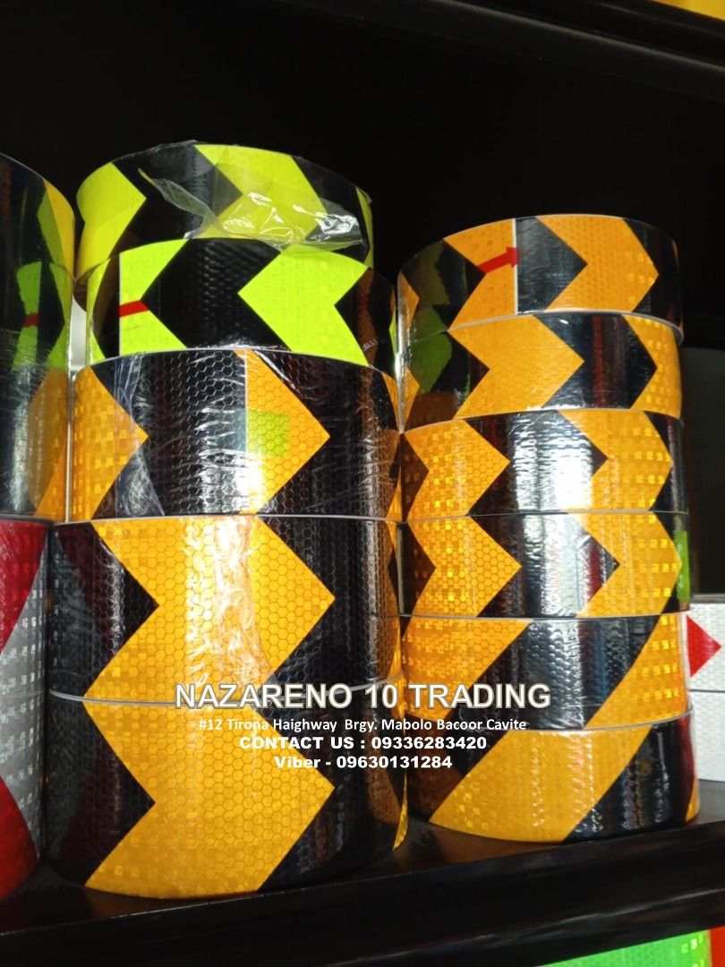Reflective Sticker Arrow Design Honey Comb (Category: Looking For) located in Bacoor. Submitted by kajezame.2021 (Listing ID 1466029570, Image 1). Description: Reflective Sticker Arrow Design Honey Comb For More Details and Discount Contact Ms. Karen NAZARENO 10 TRADING 0963 0131 284 0933 6283 420 0956 7028 557 0933 8559 510 Landline: Look for Ms. Karen (046 ) 416 3920 Also available: • Traffic cone • Parking Block stopper • Hooded trash bin • Ro