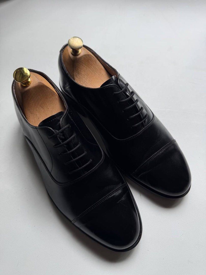 Regal Toe Cap (Category: Dress Shoes) located in Cagayan de Oro. Submitted by thrift_crate.ph (Listing ID 1466097032, Image 3). Description: ʀᴇɢᴀʟ ʙʟᴀᴄᴋ ᴛᴏᴇ ᴄᴀᴘ 𝟾ᴜs / 𝟸𝟼ᴄᴍ 𝐒𝐢𝐳𝐞: 8US / 26cm 𝐂𝐨𝐧𝐝𝐢𝐭𝐢𝐨𝐧 𝐫𝐚𝐭𝐞: 10/10 𝐂𝐨𝐥𝐨𝐫 𝐫𝐚𝐭𝐞: 10/10 Issue/s: NO ISSUES.