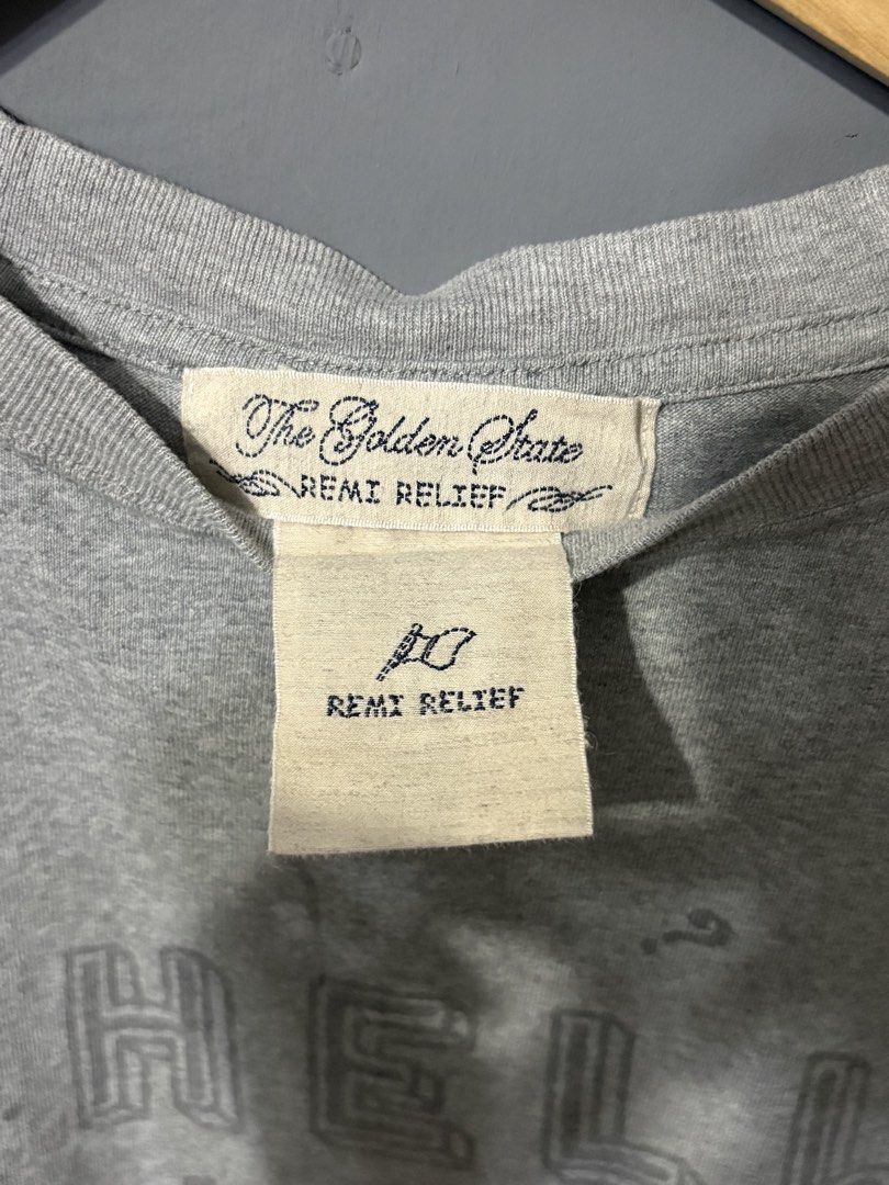Remi Relief Script Shirt (Category: Tshirts & Polo Shirts ) located in Iloilo. Submitted by bygone.ph (Listing ID 1466092498, Image 3). Description: 23.5x28.