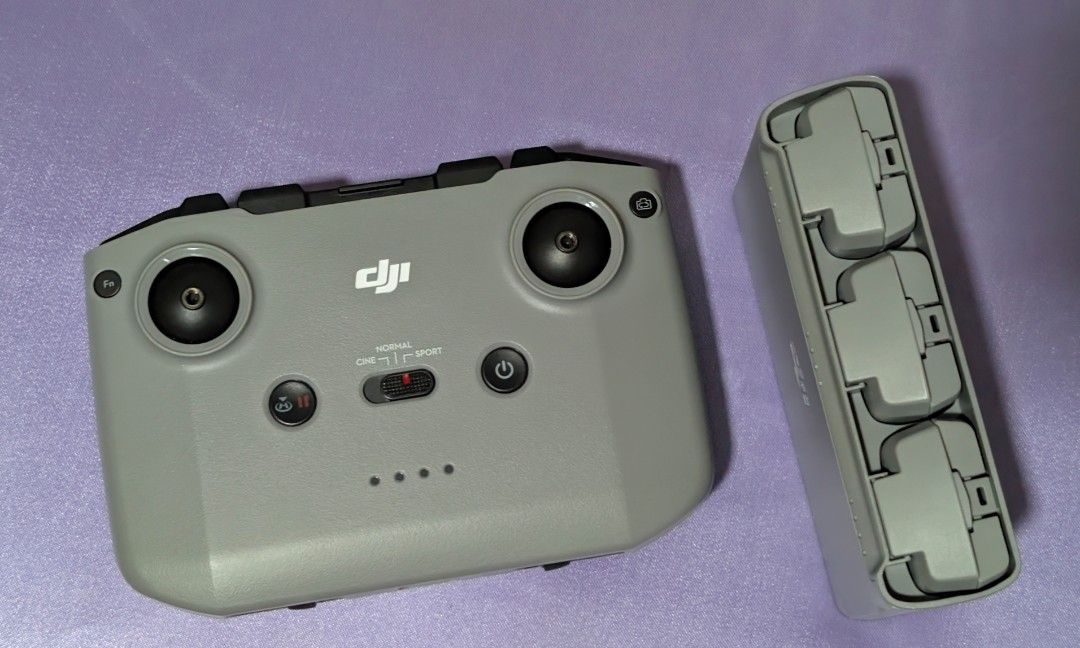 DJI Drone Remote Control & Batteries (Category: Drones) located in Manila. Submitted by perpetuallylate (Listing ID 1466087353, Image 1). Description: DJI RC-N1C Remote Controller & 3pcs Intelligent Flight Battery w/ Two-way charging hub RC Compatibility • DJI Mini 2 / Mini 2 SE / Mini 3 / Mini 3 Pro / Mini 4K • DJI Mavic 3 / Mavic 3 Pro / Mavic 3 Classic • DJI Air 2 / Air 2S Battery Compatibility The DJI Mini 4K uses batteries that are 100% inte