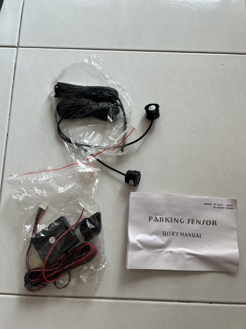 Reverse sensor black (Category: Cameras & Sensors) located in Singapore. Submitted by goodstuffs888shop (Listing ID 1466039156, Image 3). Description: Brand new. 2 points sensor black colour. Bought but never install. .
