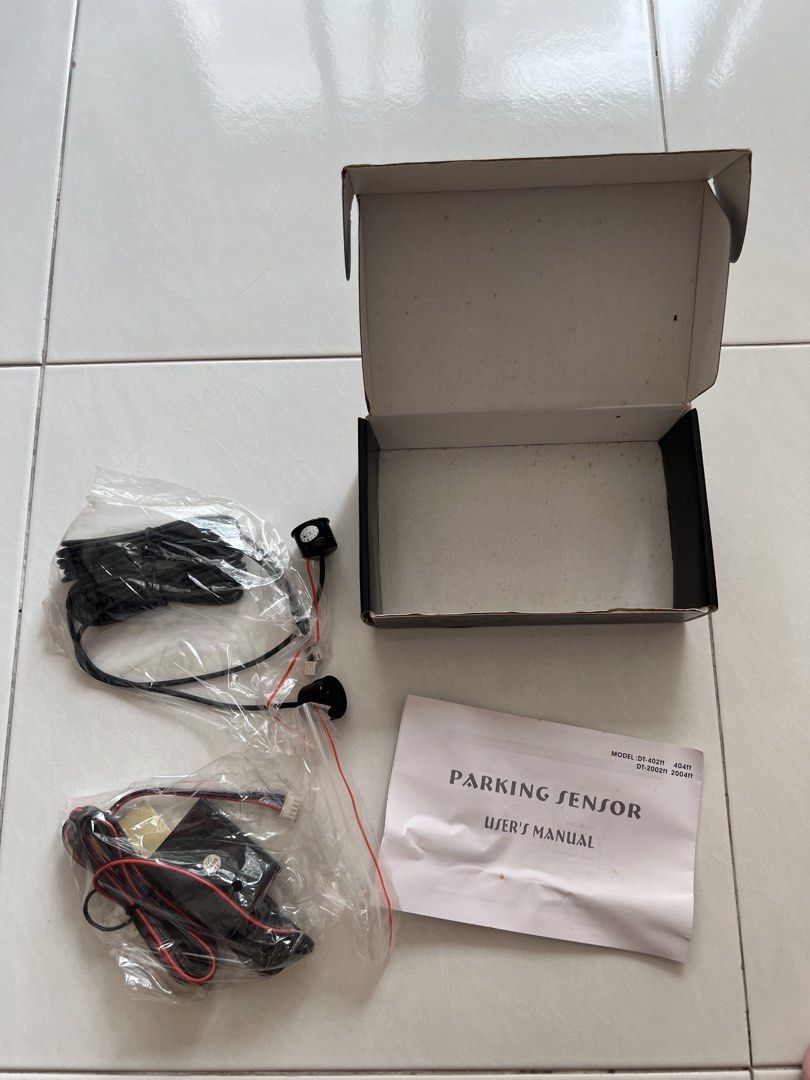Reverse sensor black (Category: Cameras & Sensors) located in Singapore. Submitted by goodstuffs888shop (Listing ID 1466039156, Image 2). Description: Brand new. 2 points sensor black colour. Bought but never install. .