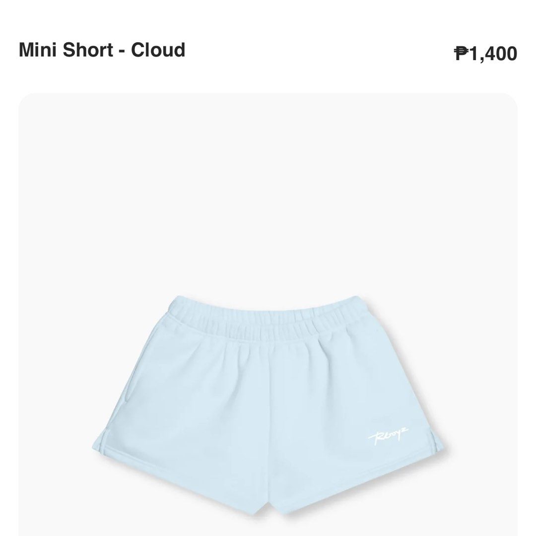 RICHBOYZ Club Tee + Mini Short – Cloud (Category: Sets & Coordinates) located in Cavite. Submitted by alexam02 (Listing ID 1466007292, Image 2). Description: 📌 Size: Small 💰 Set: ₱2,700 📍 Location: Cavite 🛵 Can Lalamove today! Shirt- 1,500php Short- 1,200 With tags, free sticker & ziplocks Comment “Mine” below and I’ll PM you for worn photos/details. 🤍.