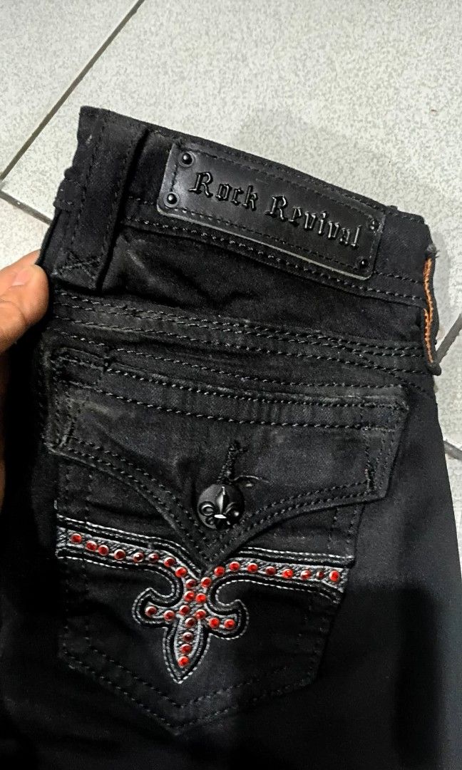 Rock rivival (Category: Jeans) located in Bacolod City. Submitted by cadizthrifter (Listing ID 1466090128, Image 2). Description: rock rivival 29-31wl.