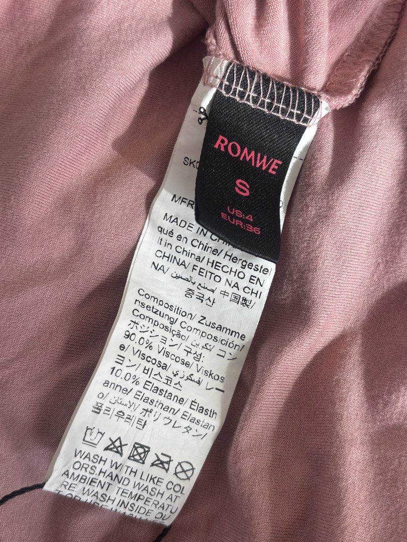 Romwe Dusty Pink Lace & Satin Bow Cami (Category: Sleeveless) located in Manila. Submitted by elianner (Listing ID 1465956409, Image 3). Description: Brand: Romwe Size: Small (US 4 / EUR 36) Material: 90.0% Viscose, 10.0% Elastane Condition: Brand New, Never Used RFS (Reason for Selling): Decluttering.