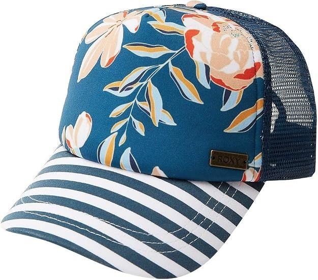 Roxy Water Come Down Mesh Trucker Hat - Teal / Floral (Category: Caps & Hats) located in Quezon City. Submitted by marciallo82186 (Listing ID 1466062236, Image 1). Description: Brand new with tags Roxy Water Come Down Trucker Hat in a teal blue floral pattern. Lightweight, comfortable, and perfect for beach days, summer outings, or everyday casual wear. Brand: Roxy Style Name: Water Come Down Trucker Cap Style Code: ARJHA03469 Color Code: BSF7 (T