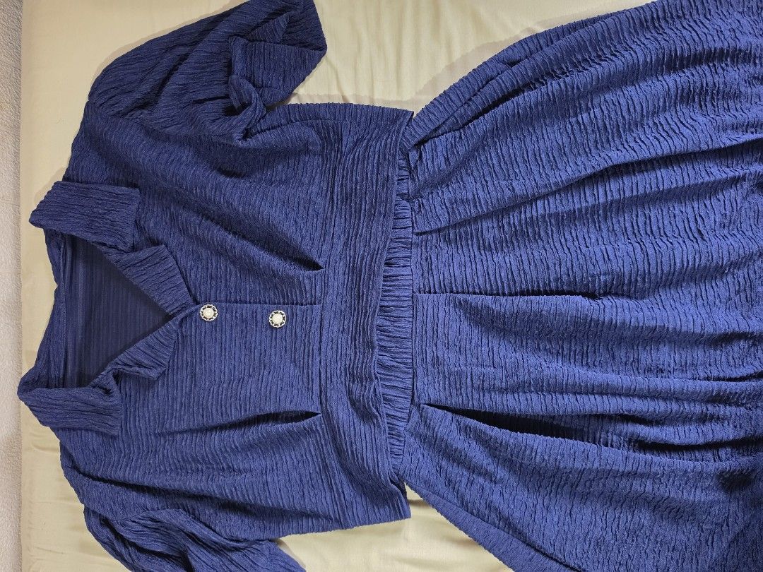 Royal Blue Plus Size dress (Category: Dresses) located in Quezon City. Submitted by mariemagtira07 (Listing ID 1466057336, Image 2). Description: - fits up to 4xl body frame ( my body frame is 2xl) -plus size dress - 2 pc dress ( upper and lower).