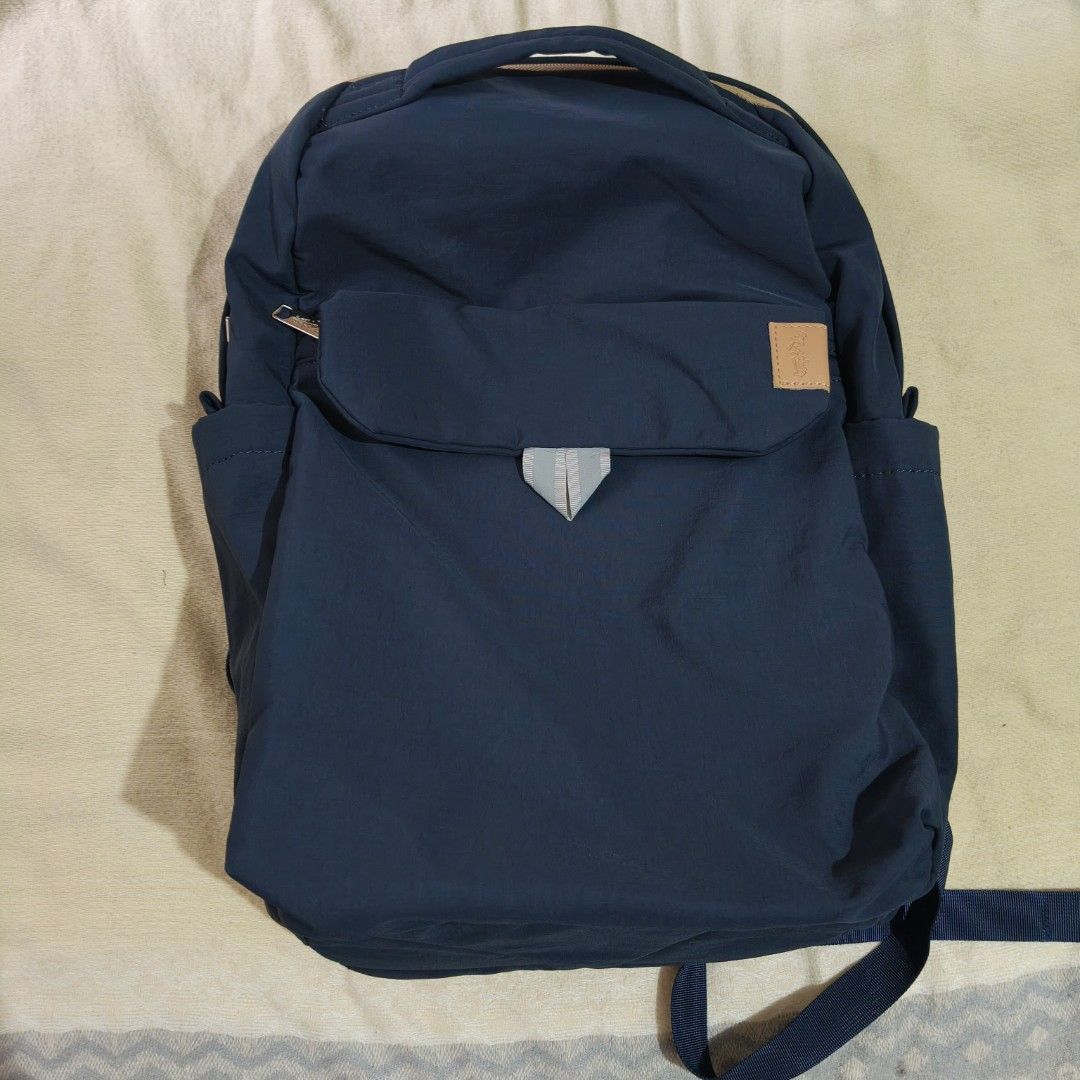 Ruffles Athena Laptop Backpack (Category: Backpacks) located in Quezon City. Submitted by vialou03 (Listing ID 1465974565, Image 1). Description: DETAILS: • Ruffles Brand • Athena Model • 27 x 14.5 x 41 (CM) • Spacious with many pockets (see photos for more details, photos gotten from Ruffles' online listing) • Only used a few times • No when worn • Newly washed MOP: Gcash/Maya only MOD: J&T/Lalamove/SPX Express/Grab only Gen Loc: UP Diliman .
