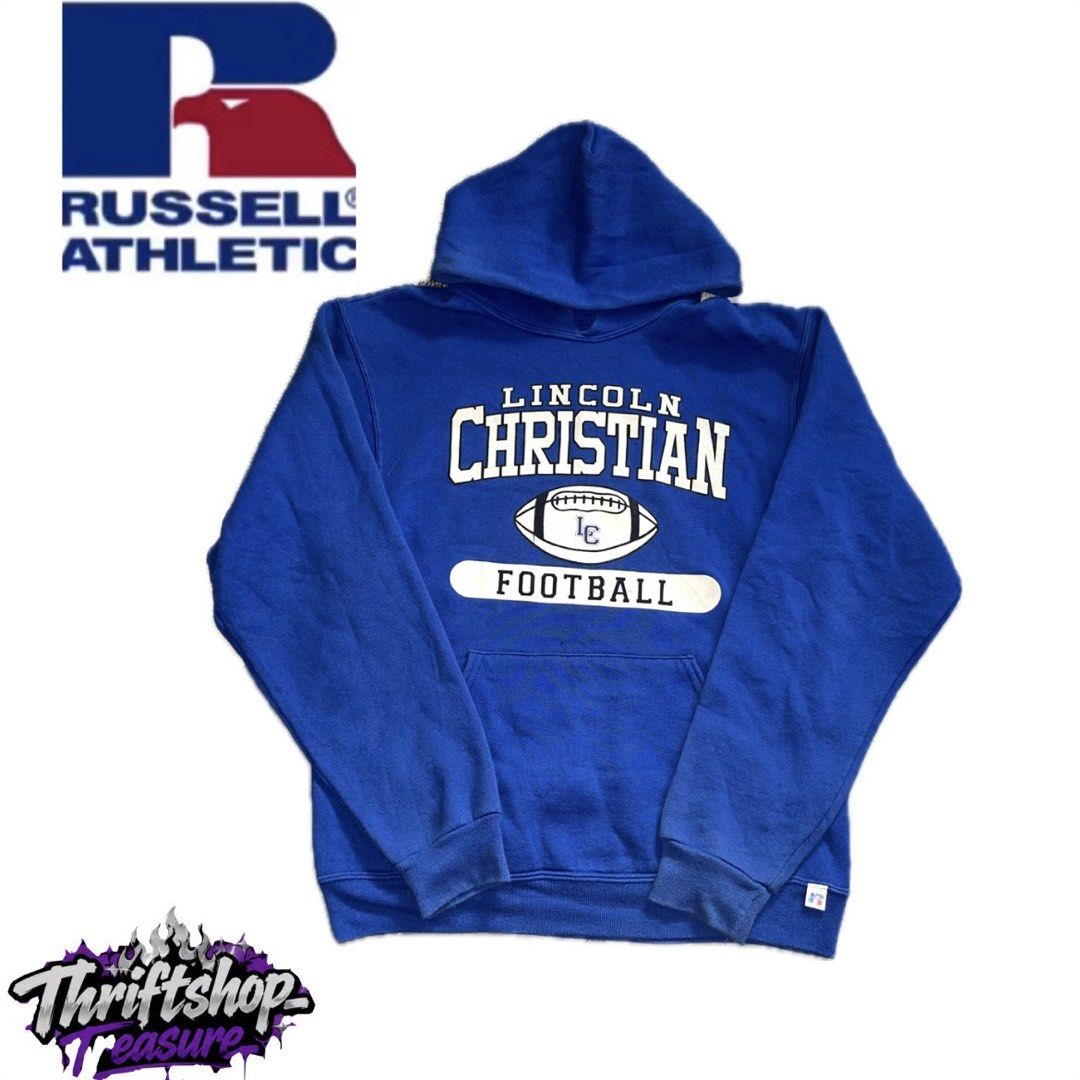 Russell athletic (Category: Hoodies) located in Quezon City. Submitted by thriftshop_treasure (Listing ID 1466107759, Image 1). Description: Russell athletic 24x28.
