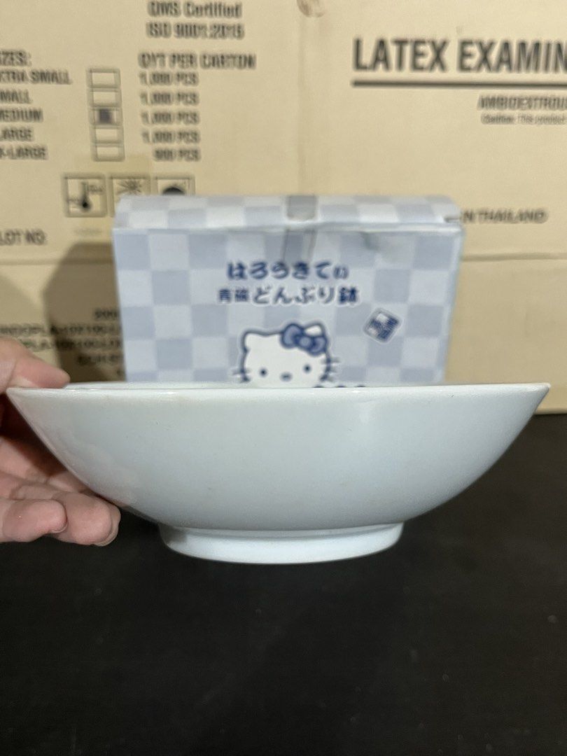 Sabrio Hello Kitty Blue Checkered Bowl (Category: Character Goods) located in Lucena. Submitted by aisanolshop (Listing ID 1466012224, Image 2). Description: .